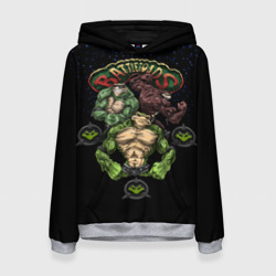 Женская толстовка 3D Battletoads Боевые Жабы