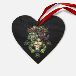 Деревянная игрушка Сердце Battletoads Боевые Жабы