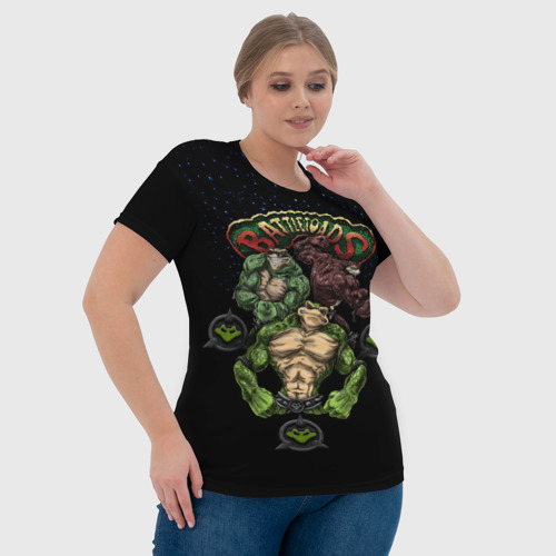 Женская футболка 3D Battletoads Боевые Жабы, цвет 3D печать - фото 6