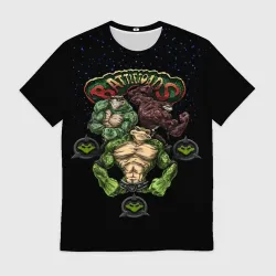 Мужская футболка 3D Battletoads Боевые Жабы