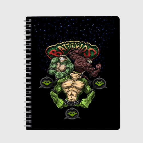 Тетрадь Battletoads Боевые Жабы, цвет клетка