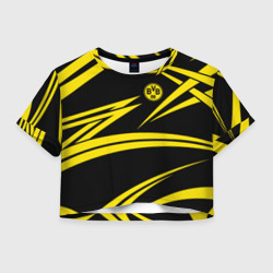 Женская футболка Crop-top 3D Borussia