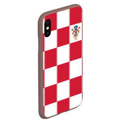 Чехол для iPhone XS Max матовый Форма Хорватии - фото 2