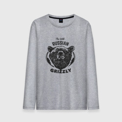 Мужской лонгслив хлопок Русский Медведь