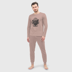 Мужская пижама с лонгсливом хлопок Русский Медведь - фото 2