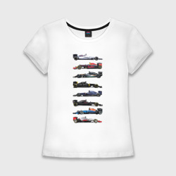 Женская футболка хлопок Slim Формула 1