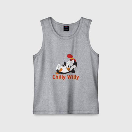 Детская майка хлопок Chilly Willy, цвет меланж