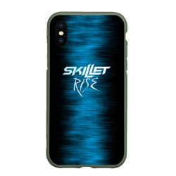 Чехол для iPhone XS Max матовый Skillet Rise