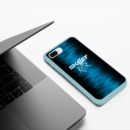 Чехол для iPhone 7Plus/8 Plus матовый Skillet Rise, цвет мятный - фото 5