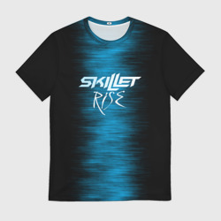 Мужская футболка 3D Skillet Rise