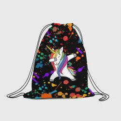 Рюкзак-мешок 3D Единорог радуга Rainbow unicorn