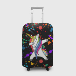 Чехол для чемодана 3D Единорог радуга Rainbow unicorn