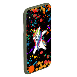 Чехол для iPhone XS Max матовый Единорог радуга Rainbow unicorn - фото 2