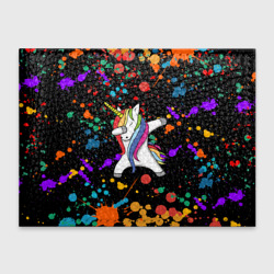 Обложка для студенческого билета Единорог радуга Rainbow unicorn