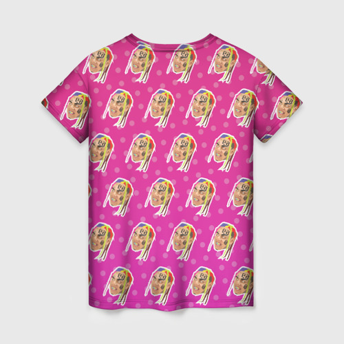 Женская футболка 3D 6IX9INE PATTERN, цвет 3D печать - фото 2