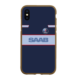 Чехол для iPhone XS Max матовый Saab