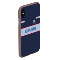 Чехол для iPhone XS Max матовый Saab - фото 2