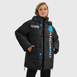 Женская зимняя куртка Oversize RK 800 Connor detroit Become Human - фото 2