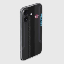 Чехол для iPhone 16 силиконовый с защитой камеры Cyberpunk 2077 Куртка V косплей образ с Они Самурай на спине - фото 2