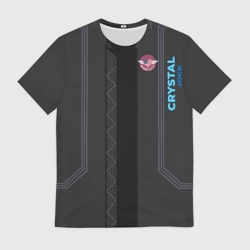 Мужская футболка 3D Cyberpunk 2077 Куртка V косплей образ с Они Самурай на спине