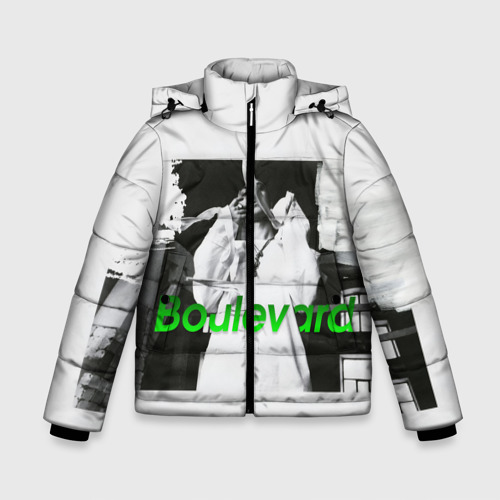 Зимняя куртка для мальчиков 3D Boulevard, цвет светло-серый