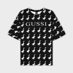 Мужская футболка oversize 3D Gussi Black