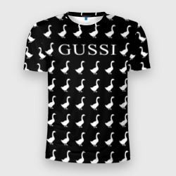Мужская футболка 3D Slim Gussi Black