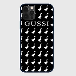 Чехол для iPhone 12 Pro Gussi Black