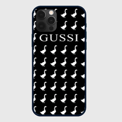Чехол для iPhone 12 Pro Max Gussi Black