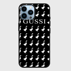Чехол для iPhone 14 Pro Max Gussi Black