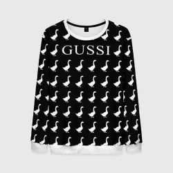Мужской свитшот 3D Gussi Black