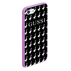 Чехол для iPhone 5/5S матовый Gussi Black - фото 2