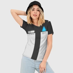 Женская футболка 3D Slim Connor Detroit: Become Human - фото 2