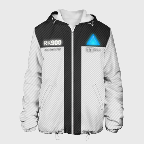 Мужская куртка с принтом Connor Detroit: Become Human, вид спереди №1