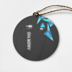 Деревянная игрушка круг Connor Detroit: Become Human