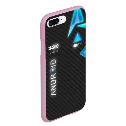 Чехол для iPhone 7Plus/8 Plus матовый Connor Detroit: Become Human, цвет розовый - фото 3