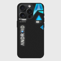 Чехол силиконовый для Apple iPhone 15 Pro матовый Connor Detroit: Become Human