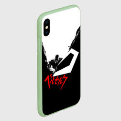 Чехол для iPhone XS Max матовый Гатс разрубает тьму! Берсерк - фото 2