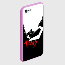 Чехол для iPhone 5/5S матовый Гатс разрубает тьму! Берсерк - фото 2