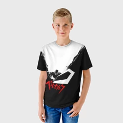 Детская футболка 3D Гатс разрубает тьму! Берсерк - фото 2