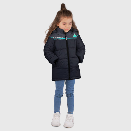 Зимняя куртка для девочек 3D Detroit AX400, цвет светло-серый - фото 5