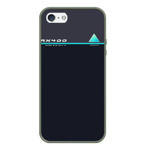 Чехол для iPhone 5/5S матовый Detroit AX400, цвет темно-зеленый