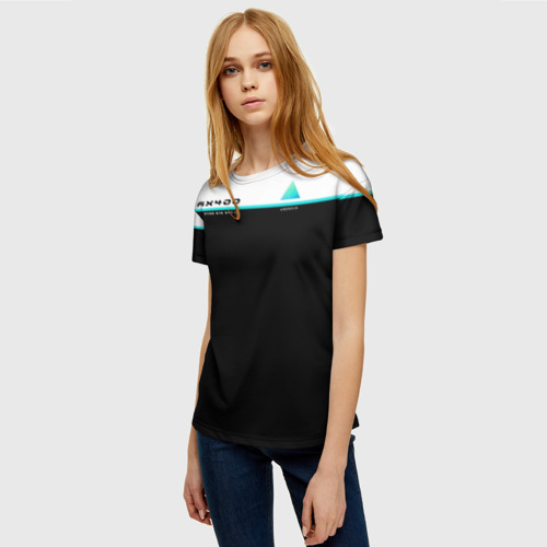 Женская футболка 3D с принтом DETROIT AX400 | ДЕТРОИТ, фото на моделе #1