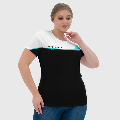 Женская футболка 3D с принтом DETROIT AX400 | ДЕТРОИТ, фото #4