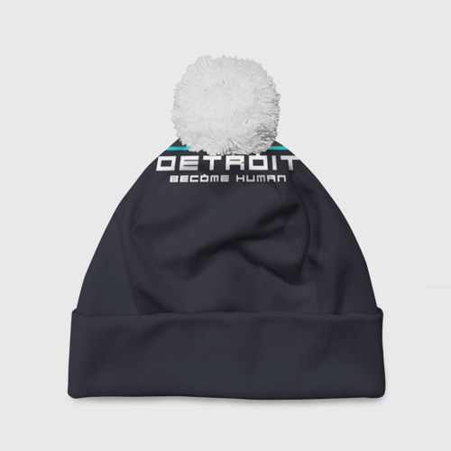 Шапка 3D c помпоном Detroit become human Фото 01 Шапка 3D c помпоном Detroit become human Фото 01