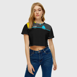 Женская футболка Crop-top 3D JB 300 android - фото 2