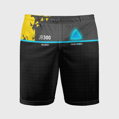 Мужские шорты спортивные JB 300 android, цвет 3D печать