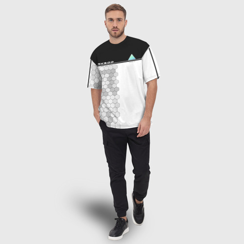 Мужская футболка oversize 3D Detroit RK900, цвет 3D печать - фото 5