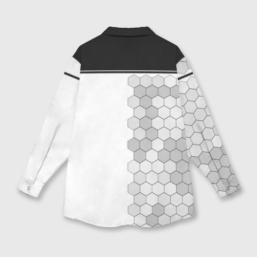 Мужская рубашка oversize 3D Detroit RK900, цвет белый - фото 2