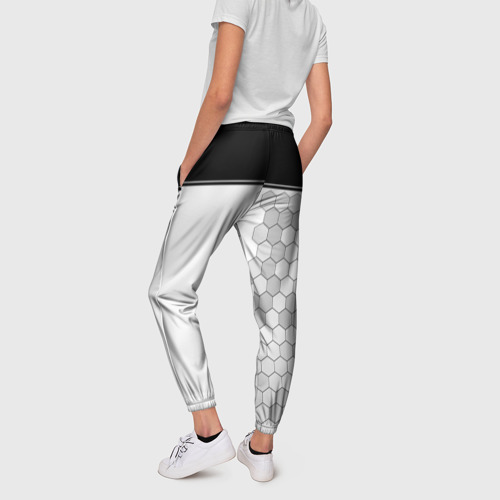 Женские брюки 3D с принтом Detroit RK900, вид сзади #2